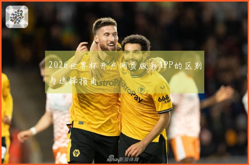 2026世界杯开户网页版和APP的区别与选择指南